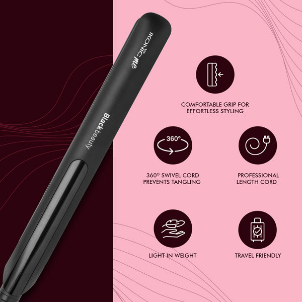 Ikonic Me Black beauty Hair Straightener