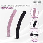 Ikonic Basics Bling Curved Nail Filer   IKB-185C