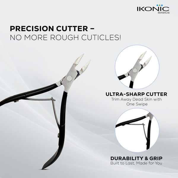 Ikonic Basics 2 in 1  Cuticle Pusher & Cutter  IKB-644-1C