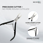 Ikonic Basics 2 in 1  Cuticle Pusher & Cutter  IKB-644-1C