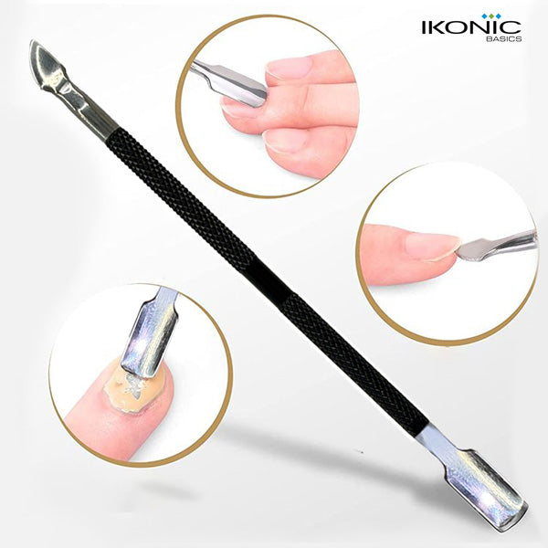 Ikonic Basics 2 in 1  Cuticle Pusher & Cutter  IKB-644-1C