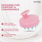 Ikonic Basics Scalp Massager & Shampoo Brush  IKB-053C