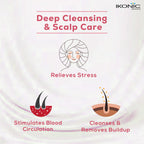 Ikonic Basics Scalp Massager & Shampoo Brush  IKB-053C