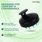 Ikonic Basics Scalp Massager & Shampoo Brush  IKB-053C