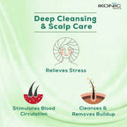 Ikonic Basics Scalp Massager & Shampoo Brush  IKB-053C