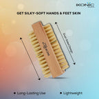Ikonic Basics Dual Side Cactus Mani Pedi Brush IKB-104C