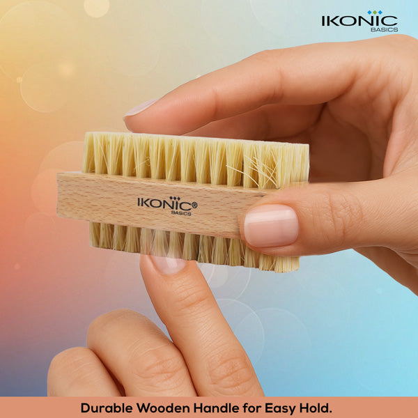 Ikonic Basics Dual Side Cactus Mani Pedi Brush IKB-104C