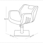 Ikonic Reclining Chair Kinley - Black & Green