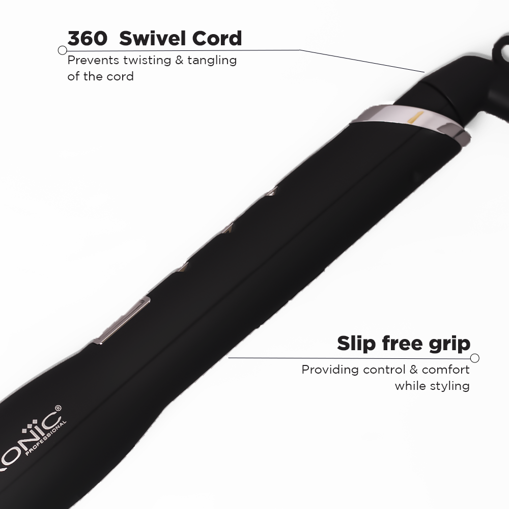 Ikonic Professional Conical Tong  Hair Curler