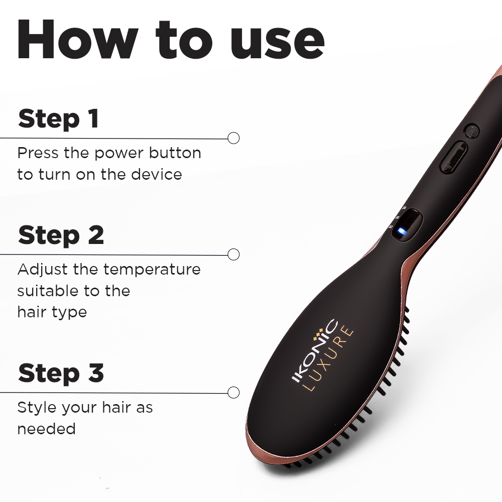 Ikonic Professional Hot Brush Hair Styler