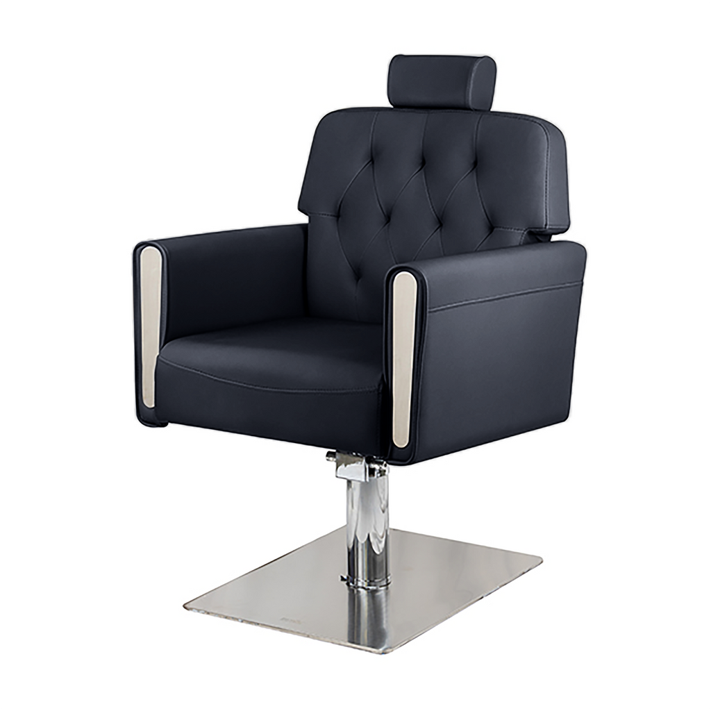 Ikonic Lush Reclining Cutting Chair (IK-68486A-Black)