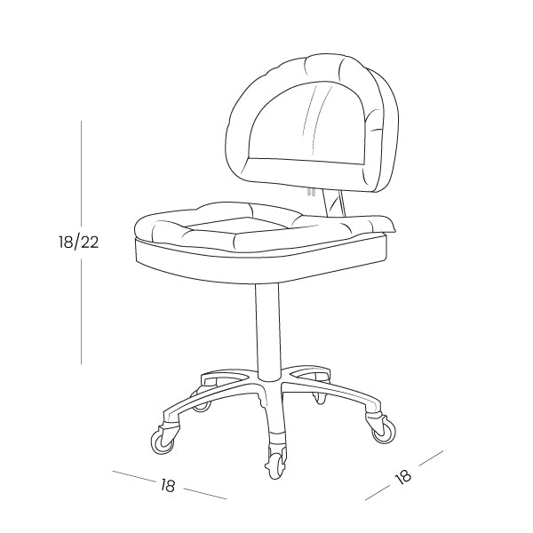 Ikonic Stool Merta - Grey