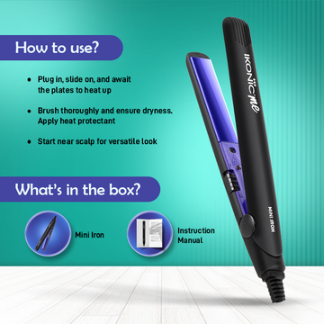 Ikonic mini pro hair straightener hotsell