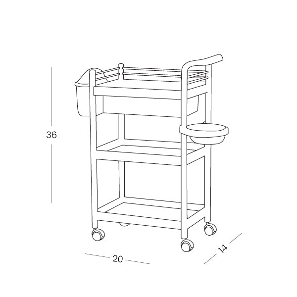 Ikonic Facial Trolley Ori - White