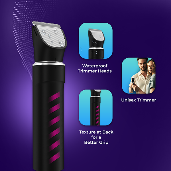 Ikonic Me Unisex 3-in-1 Personal Groomer Trimmer