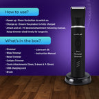 Ikonic Me Unisex 3-in-1 Personal Groomer Trimmer