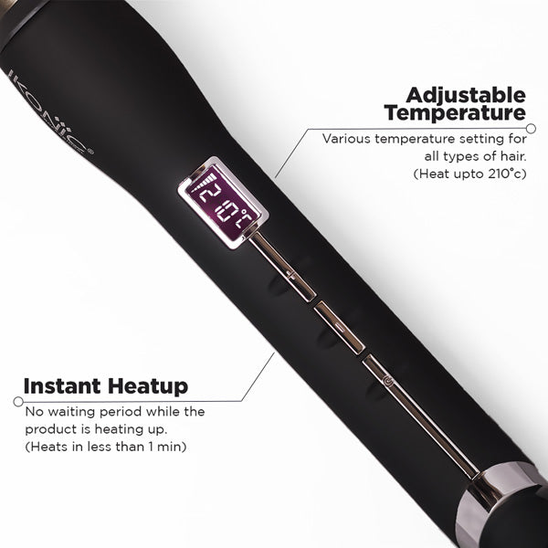Ikonic Professional Conical Tong  Hair Curler